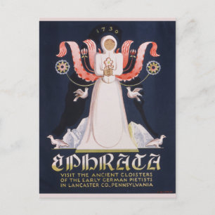 Vintage Ephrata Pennsylvania Cloisters Postcard