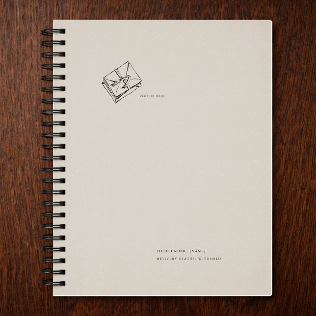 Vintage Epistolary Aesthetic Notebook (Creator Uploaded)