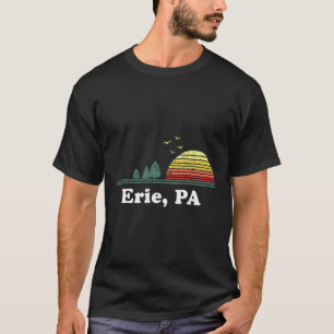 Vintage Erie Pennsylvania Home Souvenir Print T-Shirt