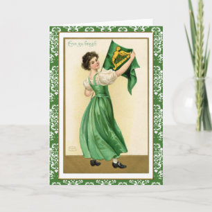 Vintage Erin Go Bragh Card