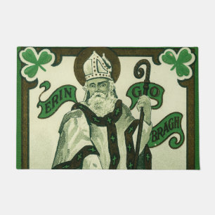Vintage - Erin Go Bragh - St. Patrick's Greetings Doormat