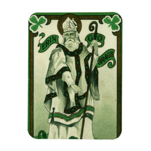 Vintage - Erin Go Bragh - St. Patrick's Greetings Magnet