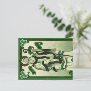 Vintage - Erin Go Bragh - St. Patrick's Greetings Postcard