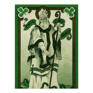 Vintage - Erin Go Bragh - St. Patrick's Greetings Poster
