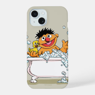 Vintage Ernie in Bathtub iPhone 15 Case