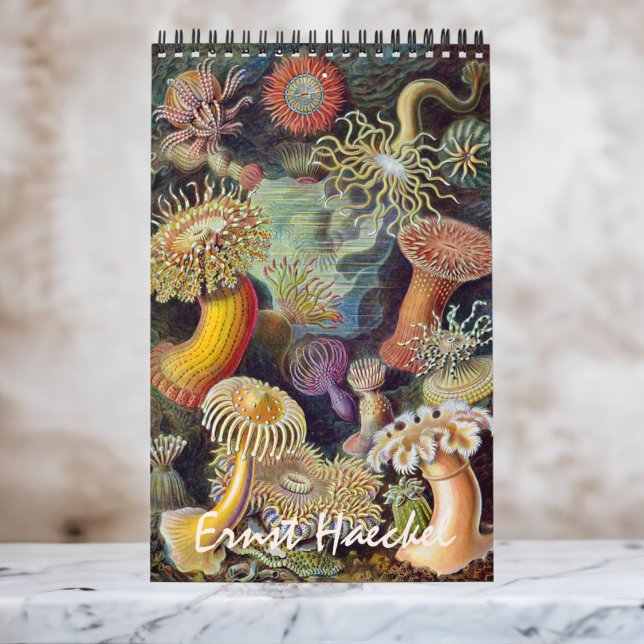 Vintage Ernst Haeckel, Biology, Botany, Science Calendar (Ernst Haeckel Wall Calendar)