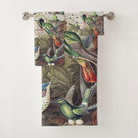 Vintage Ernst Haeckel Colourful Hummingbird Poster