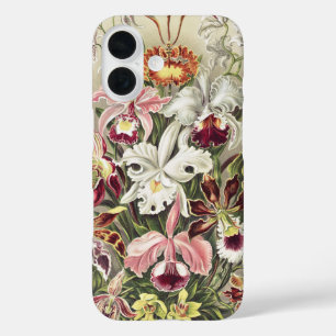 Vintage Ernst Haeckel Orchid Botanical Print iPhone 16 Case