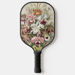 Vintage Ernst Haeckel Orchid Botanical Print Pickleball Paddle