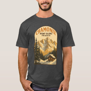 Vintage Escape to Chamonix Mont Blanc T-Shirt