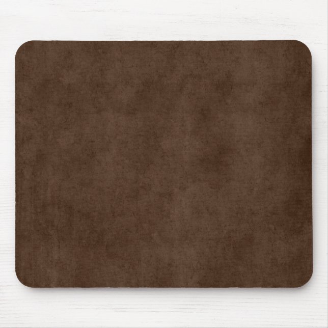 Vintage Espresso Dark Brown Antique Paper Template Mouse Pad (Front)
