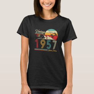 Vintage Est 1957 65th Birthday Ideas T-Shirt