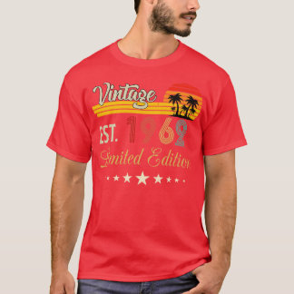 Vintage Est 1962 Limited Edition Birthday T-Shirt