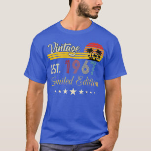 Vintage Est 1967 Limited Edition Birthday T-Shirt