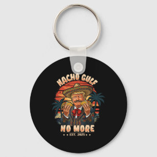Vintage Est. 2025 Funny Trump Nacho Gulf No More Key Ring