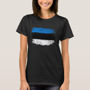 Vintage Estonia Flag For Estonian Gift T-Shirt