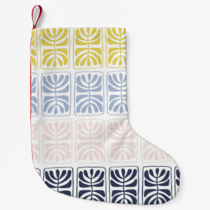 Vintage ethnic seamless small christmas stocking