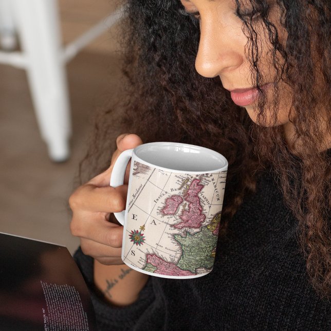 Vintage Europe Map Coffee Mug (Creator Uploaded)