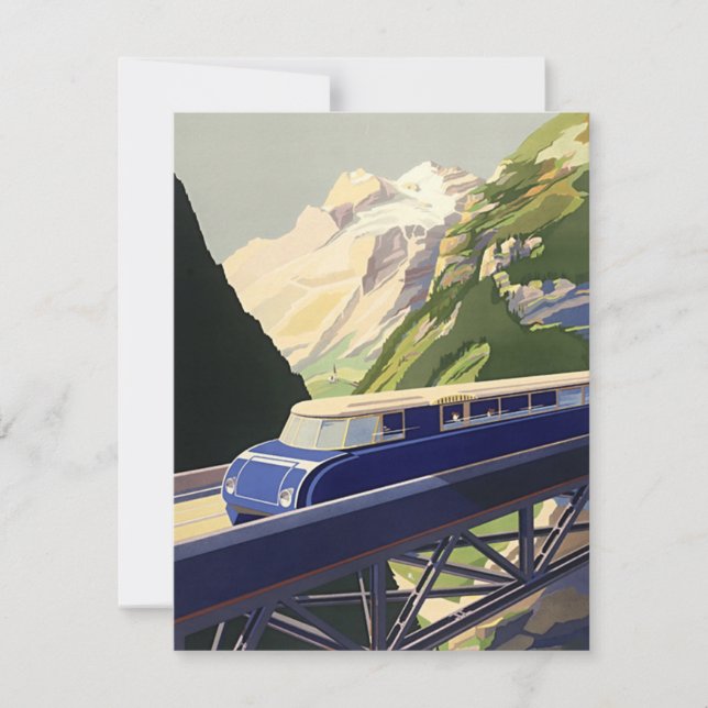 Vintage Europe Rail Travel (Front)