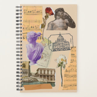 Vintage Europe Travel Collage Planner