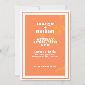 Vintage Event Wedding Invitation