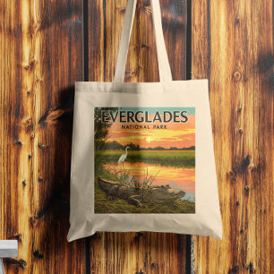 Vintage Everglades National Park Tote Bag