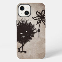 Vintage Evil Bug Gives Flower Halloween