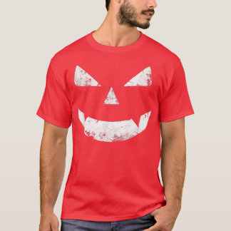 Vintage evil jack o lantern funny Halloween pumpki T-Shirt