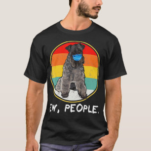 Vintage Ew People Kerry Blue Terrier Dog Wearing F T-Shirt