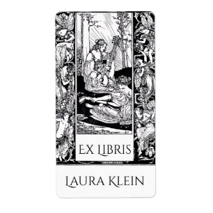 Vintage Ex Libris Bookplate 