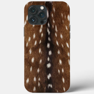 Vintage Exotic Axis Deer Hide Print iPhone 13 Pro Max Case