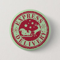 Vintage Express Delivery from Santa Claus