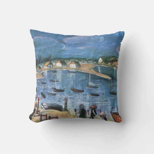 Vintage Expressionism, Hidensee by Walter Gramatte Cushion (Front)