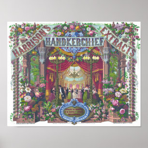 Vintage  Extracts Ad Poster