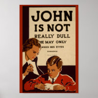 Vintage Eye Exam Advertisement