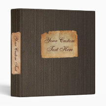 Vintage Fabric Custom 1" Binder