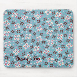 vintage fabric from the 40s mousepad