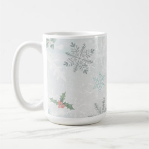 Vintage Faded Winter Holidays Coffee Mug