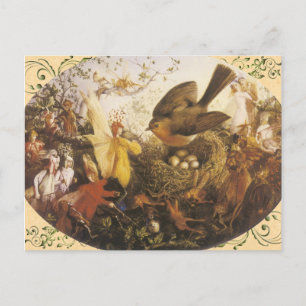 Vintage Faerie Postcard