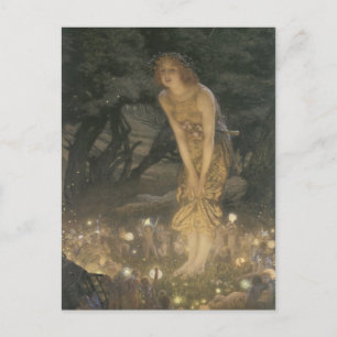 Vintage Faerie Postcard