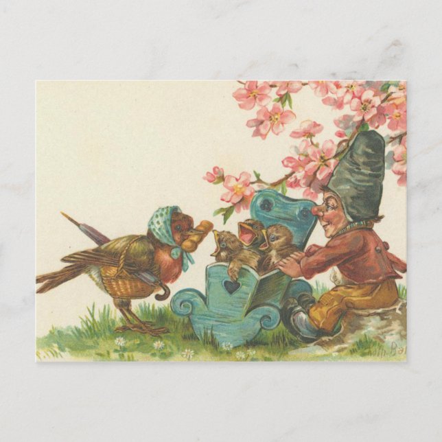 Vintage Faerie Postcard (Front)