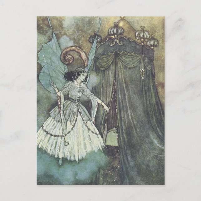 Vintage Faerie Postcard (Front)