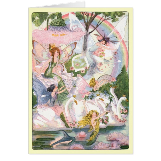 Vintage Faeries All Occation Cards (Front)