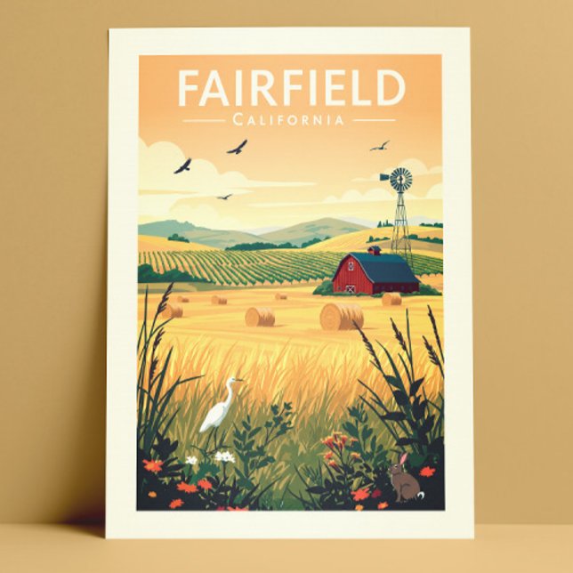 Vintage Fairfield California Postcard (Creator Uploaded)