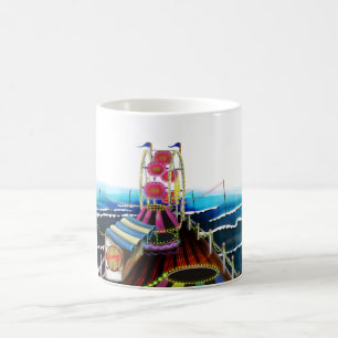 Vintage Fairground seaside Peer Coffee Mug
