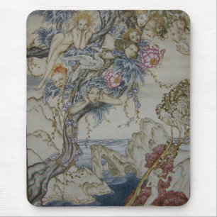 Vintage - Fairies in The Tempest, Mouse Pad