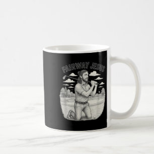 Vintage Fairway Of Jesus Christian Golfer Jesus Sp Coffee Mug