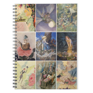 Vintage Fairy Art Illustrations Notebook