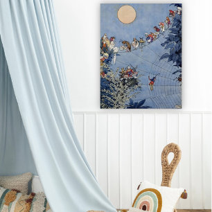 Vintage Fairy Art William Heath Robinson Poster