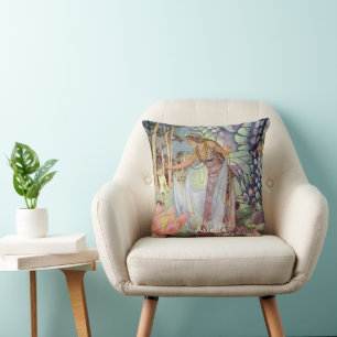 Vintage Fairy Cushion
